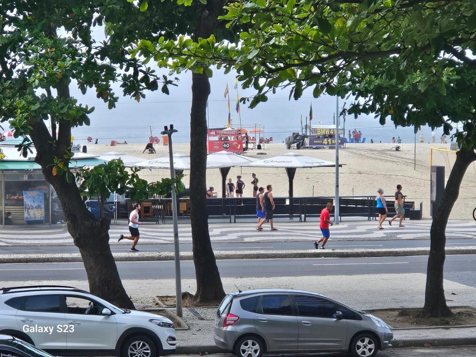 Leme De Frente Para O Mar Na Quadra Gourmet Da Atlantica Rio de Janeiro Exterior foto